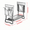 Kneeler et siège de jardin pliant