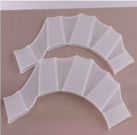 Toile de bain en silicone-Paire White-L-1