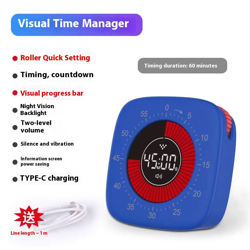 Visual Mute Time Manager Alarme autodiscipline