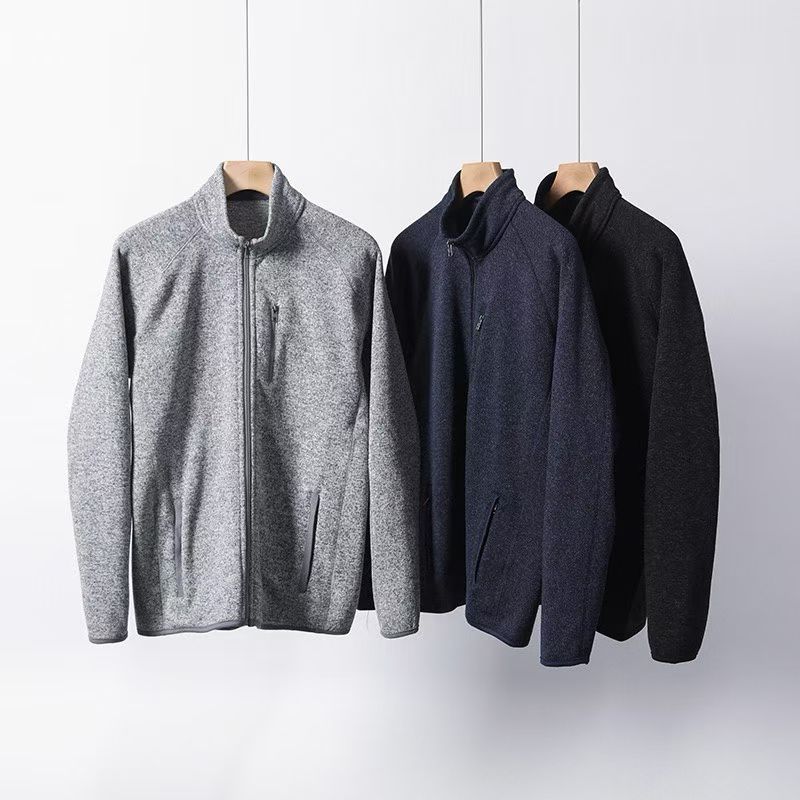 Veste en peluche pour hommes