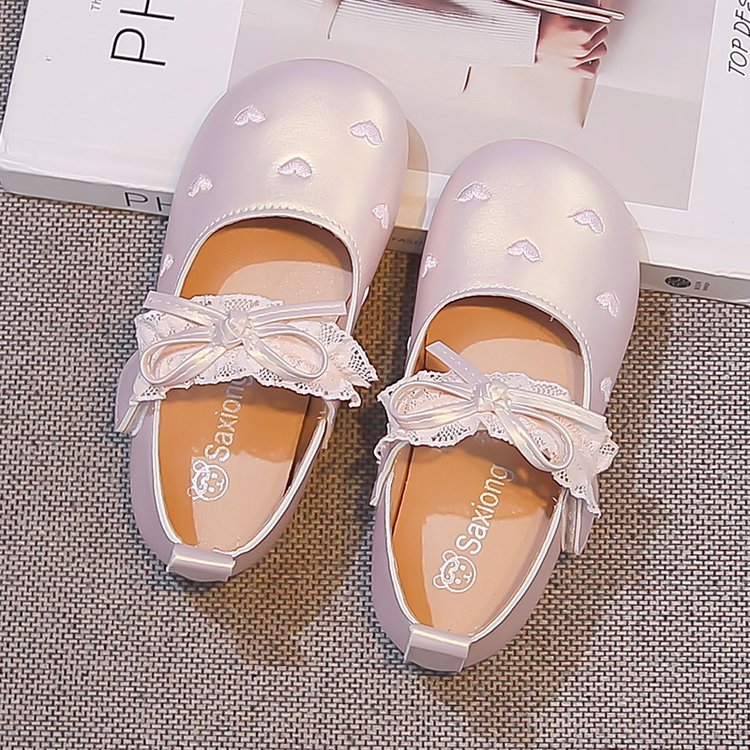 Chaussures Princesse Dentelle Bow de style coréen pour filles