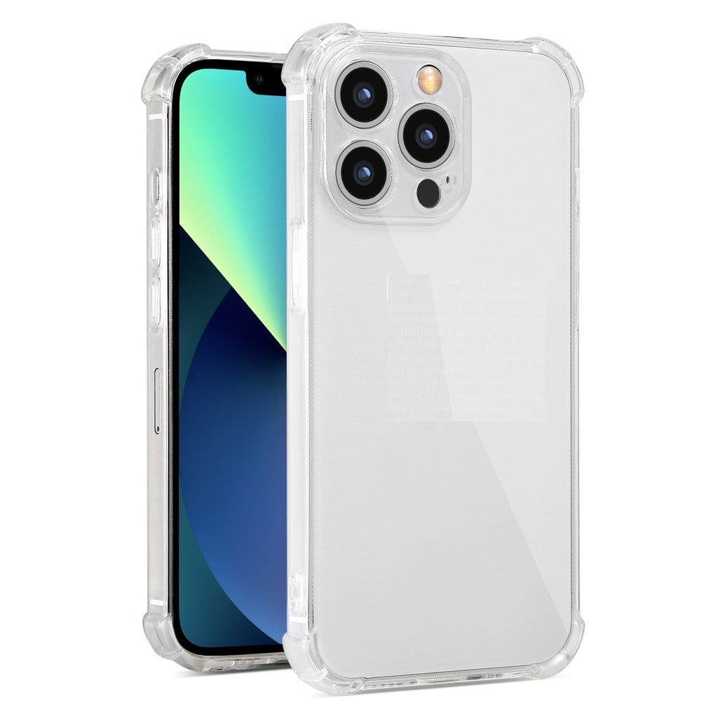 TPU transparent à trous précis Cas de téléphone airbag tout compris