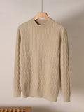 Pull-over en col rond à col rond pour hommes
