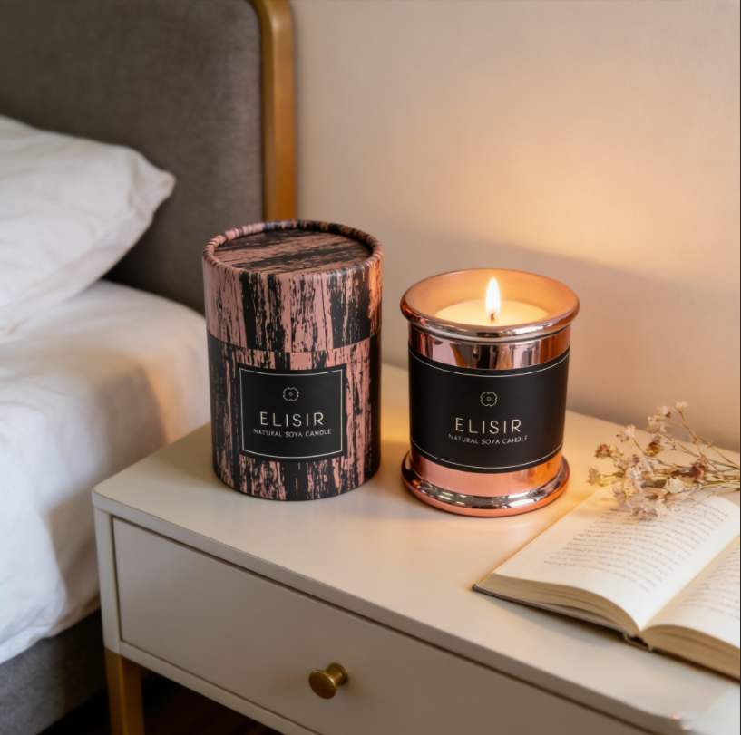 Bougie de cire de soja Premium ELISIR 255g