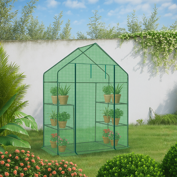 Mini serre avec couverture PE