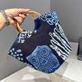 Sac à main Vintage Tie Dye Ba Bamboo Stripe Style ethnique