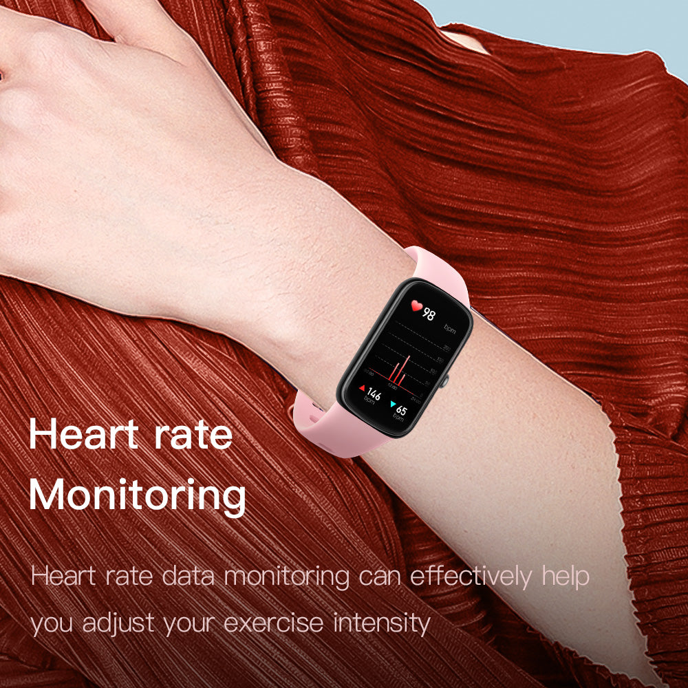 Écran couleur pleine tactile Blood Oxygen Sports Pedometer Bluetooth Watch