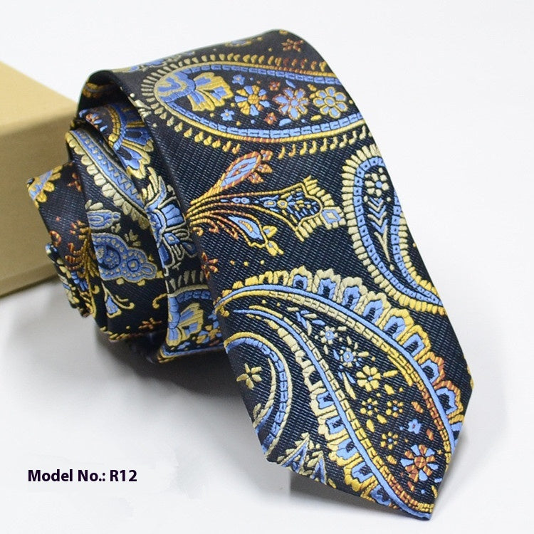 Mode Exquise Jacquard Tie Mariage Groom