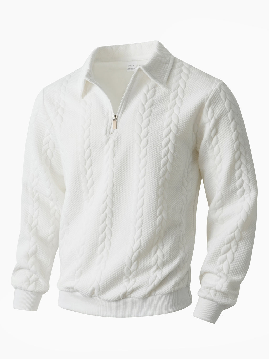 Hommes Casual Sportif Hoodie demi-zip
