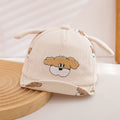 Été Garçons et filles Brodé Dessin de chien de dessin animé Soft Brimmed Casquette de baseball