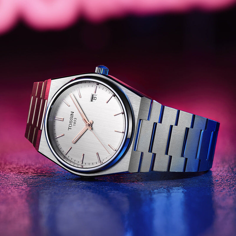 Super Joueur Hommes Montre Ultra-fin Quartz Montre