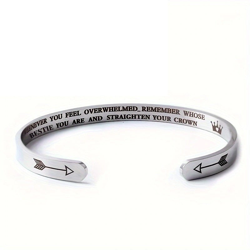 Bracelet en acier de titane ouvert en forme de C le plus vendu