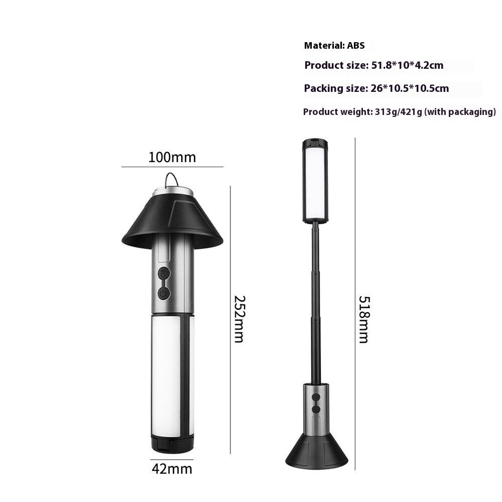 Extérieur Multifonctionnel Téléscopique pliant Camping Lantern