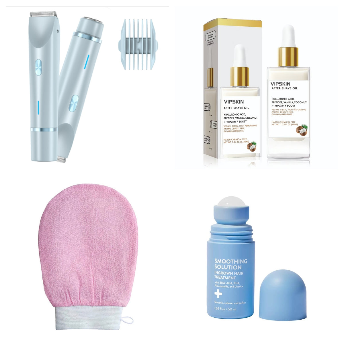 2 En 1 Enlever les cheveux Double tête des femmes Shaver privé Pubic cheveux Trimeur électrique Razor W