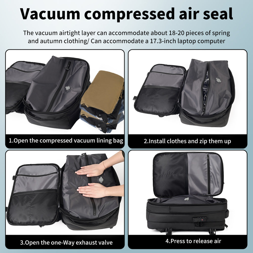 Sac à dos scellé sous vide Trade Grande Capacité Compresse Design Sac de voyage à courte distance avec
