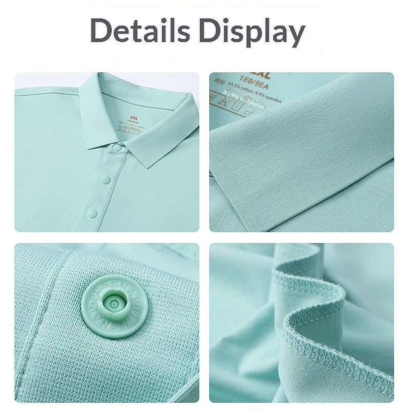 Polos de coton Mercerized haut de gamme pour l'été