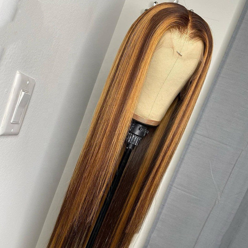 Couleur du piano Cheveux réels Tête en T