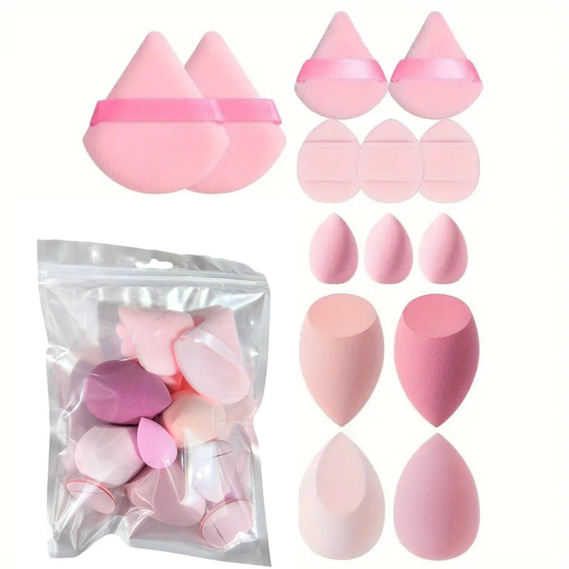 Ensemble d'oeufs de maquillage à éponge ultra-soft 14 pièces