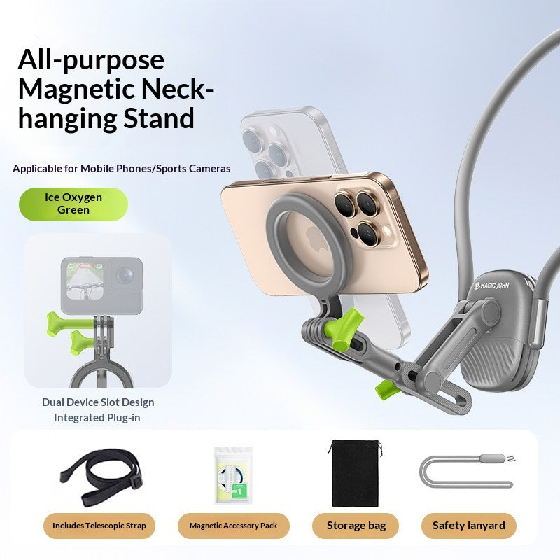 Support téléphonique monté sur le cou pour l'équipement de tournage de la première personne Perspective