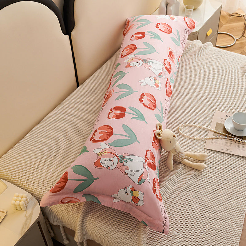 Caricature imprimé Pure Cotton Double Oreiller