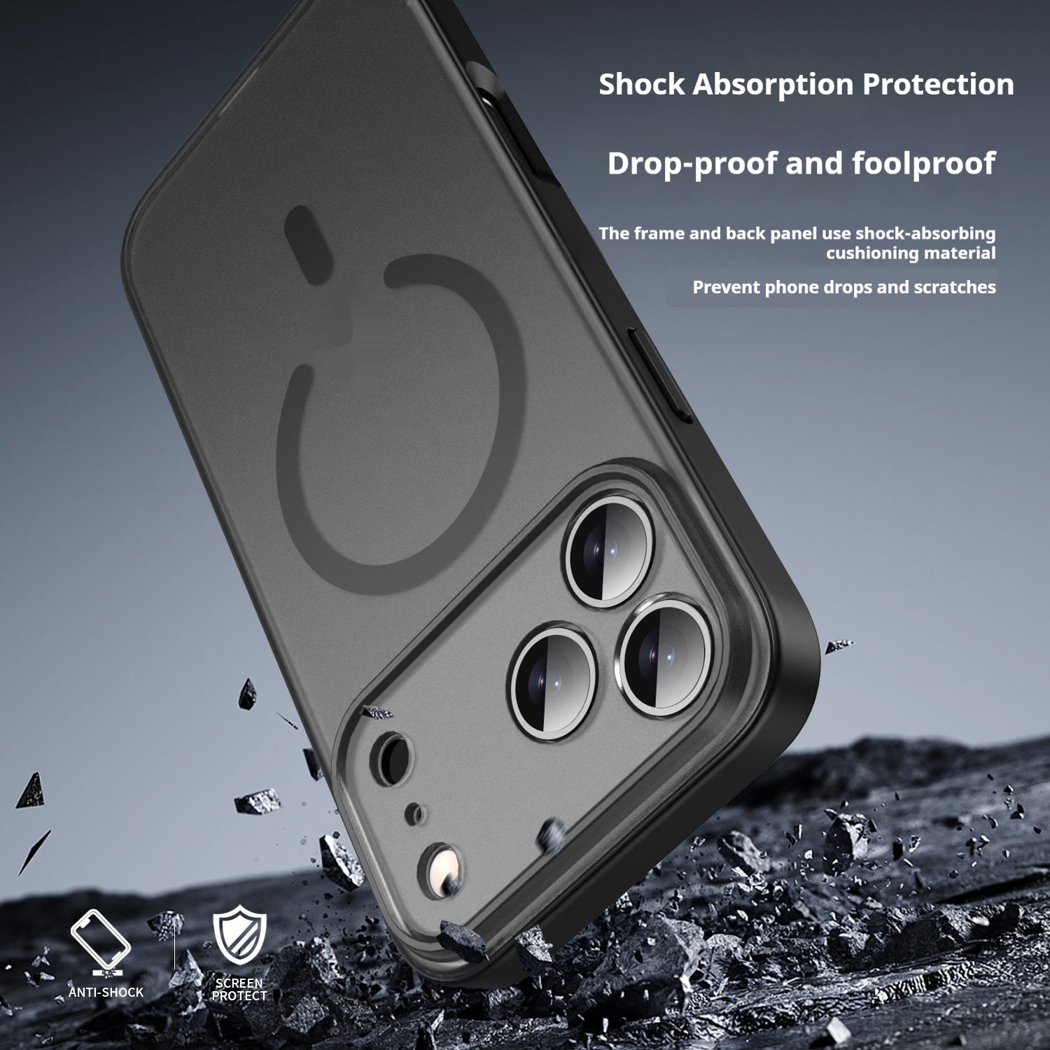 Shell de protection souple et dure, alliant la peau et la peau