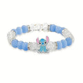 Bleu mignon Alien Cartoon caractère bracelet tissé à la main cordon tressé à la main pour un