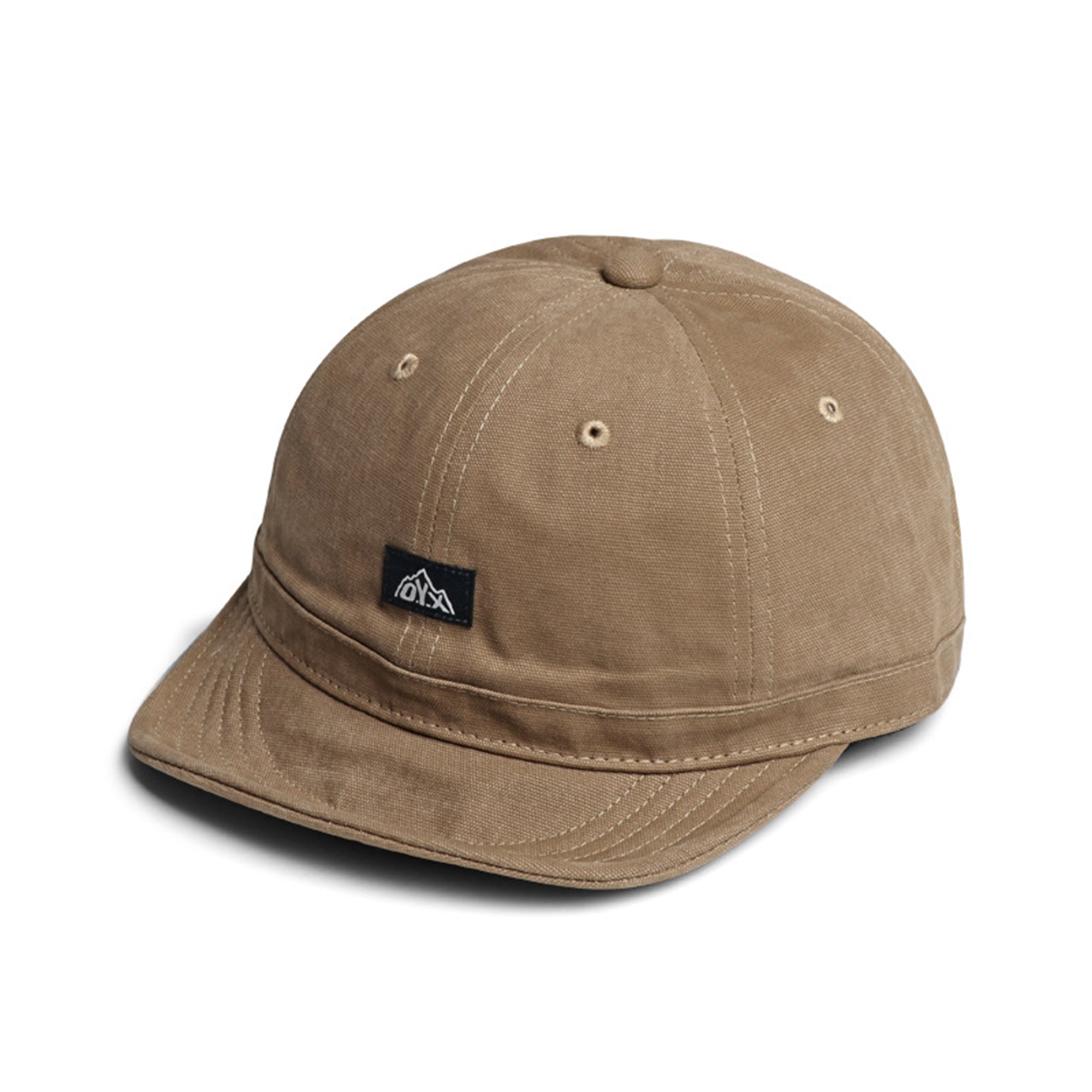 Couleur Solide Homme Rond-top cousu Lettre d'étiquette Brim Casual Style Cap de baseball Suitabl