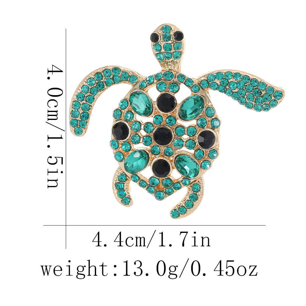 Meilleure vente Tortue de la mer de Strass et Octopus Brooch