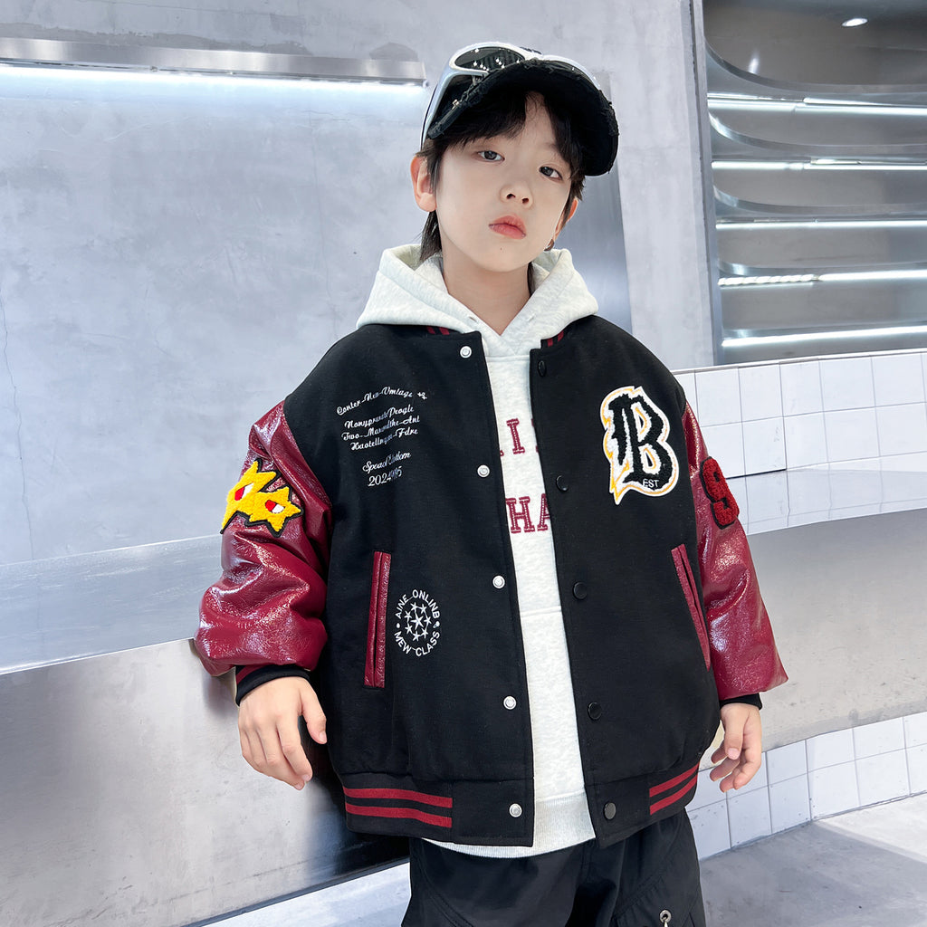 Cardigan décontracté mode pour les enfants Street-style Sports Top pour les bébés