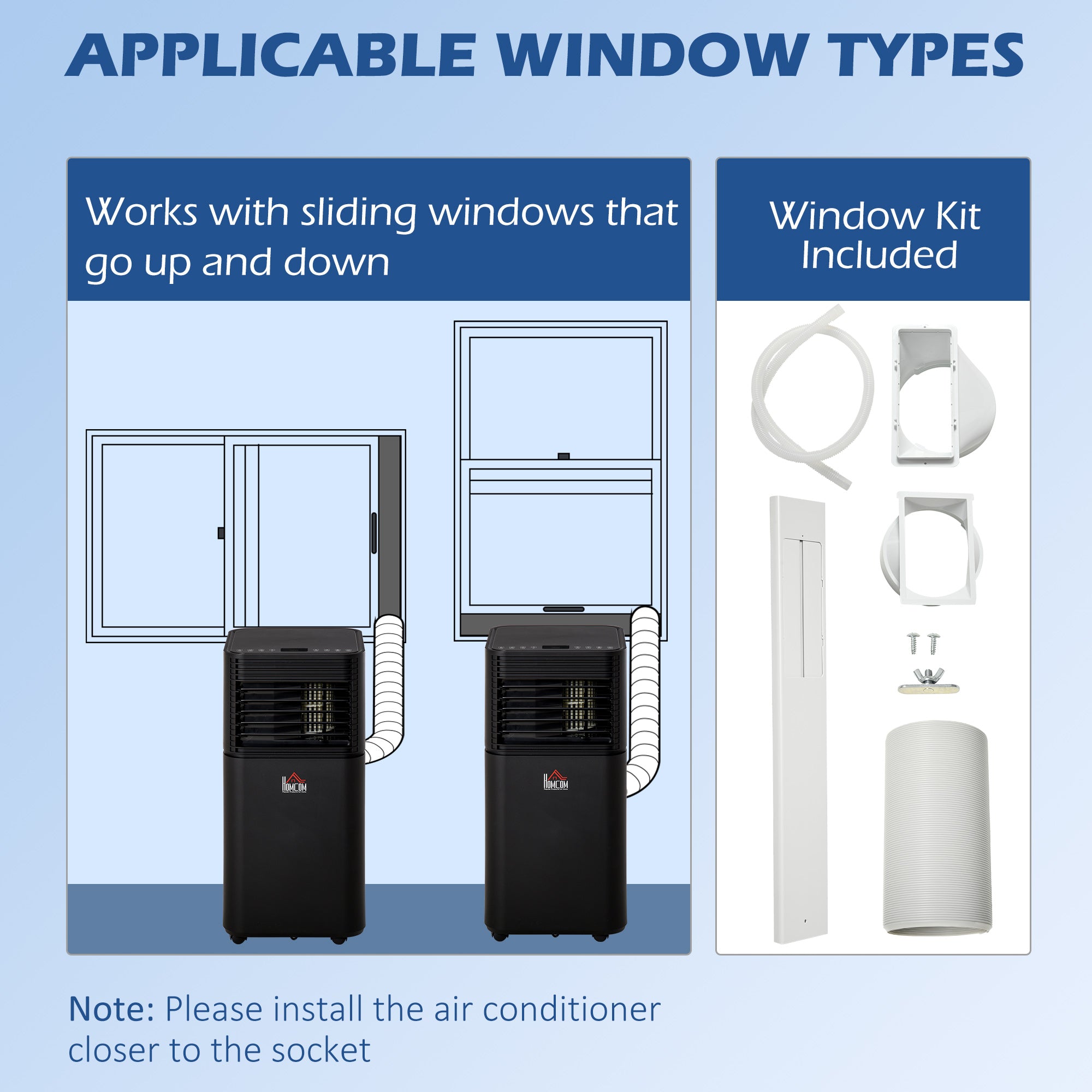 8000 BTU Climatiseur portable avec déshumidificateur