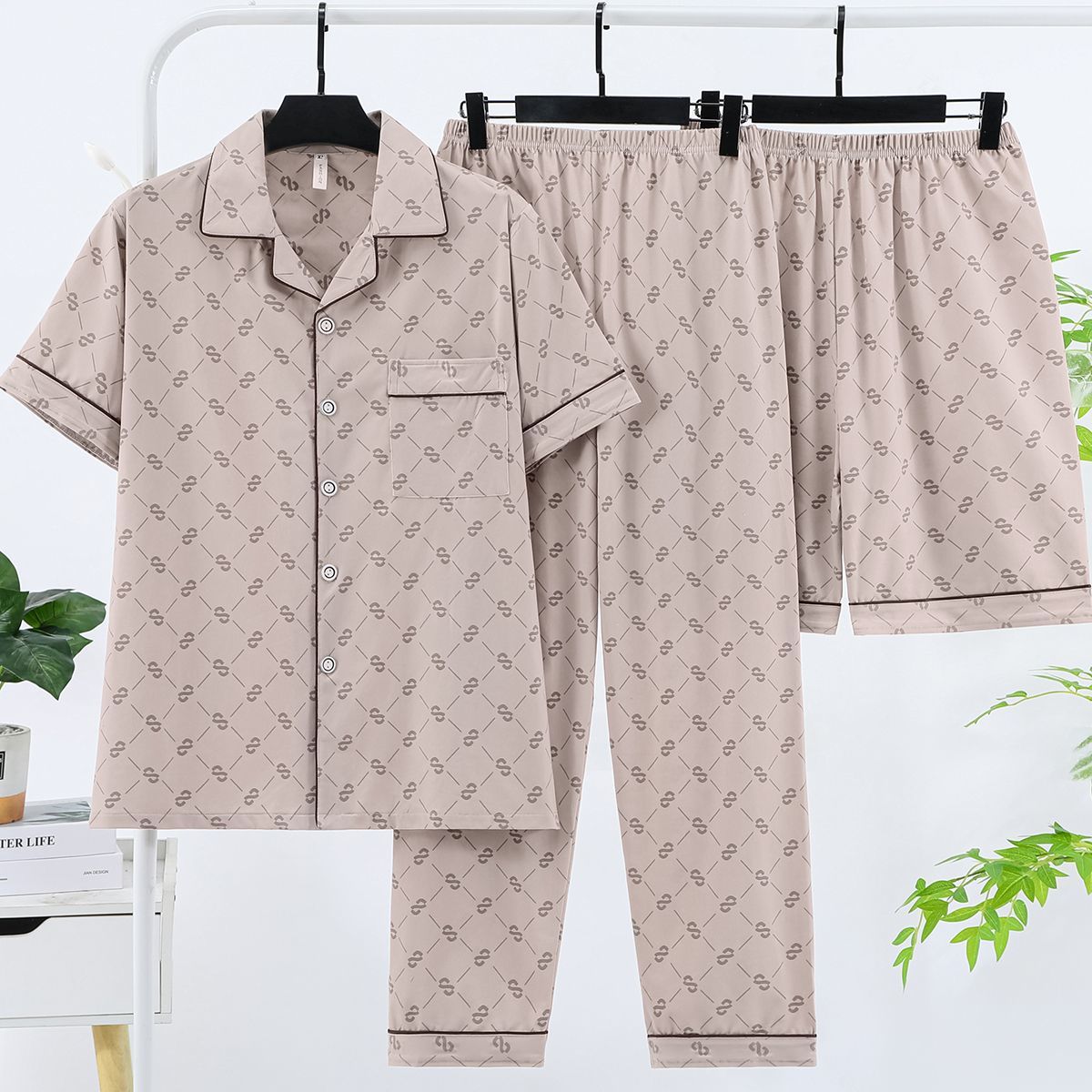 Pantalons d'été à manches courtes pour hommes pour le printemps et l'automne