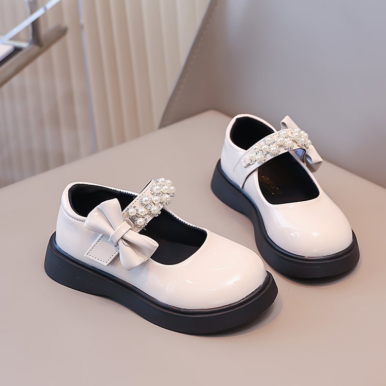 Léger Design Chaussures en cuir de fille d'enfant Été Mensées Robe Sparkle Princesse Sh