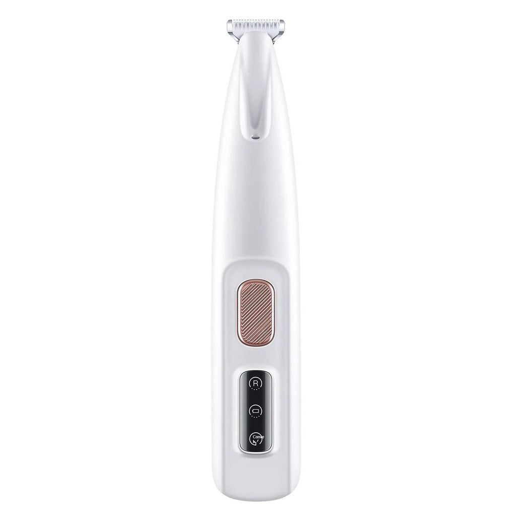 Paw Trimmer de chien avec lumière LED entièrement imperméable aux cheveux de chien avec affichage LED Clip de chien