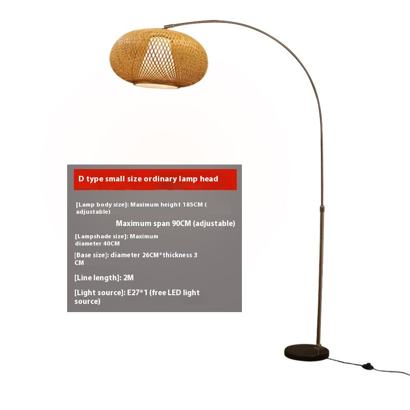 Type de bouton de lampe de plancher de pêche