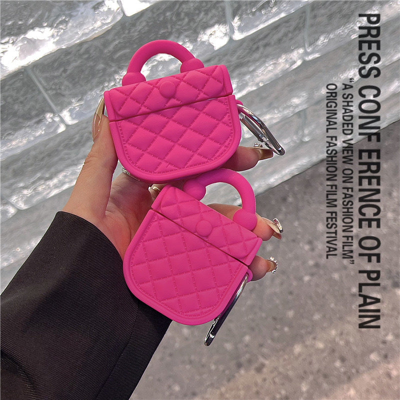 Étui d'écoute en silicone de couleur simple et solide