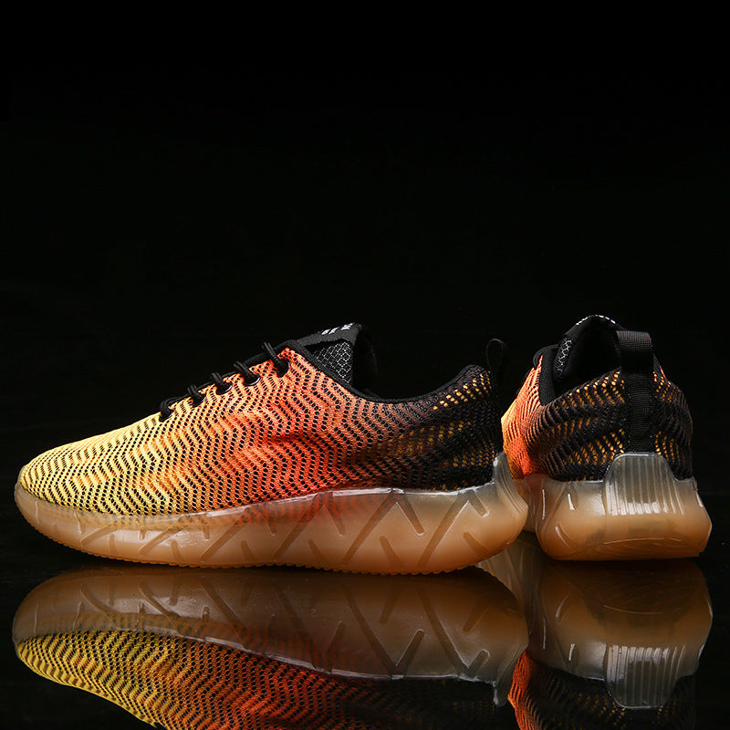 Chaussures de Running Trend Mesh Chaussures d'étudiant Hommes Sports Chaussures simples Jeunes Chaussures tendance entiers