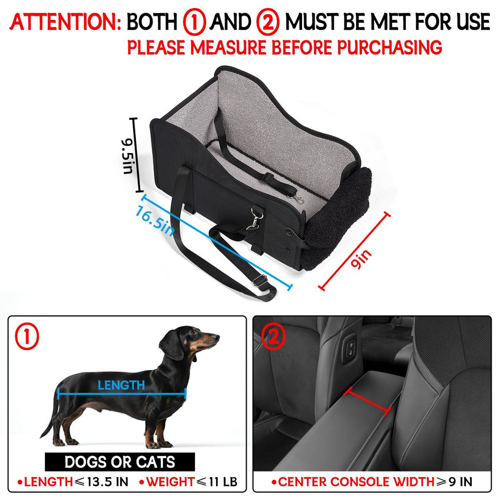 Siège de voiture Center Console Dog