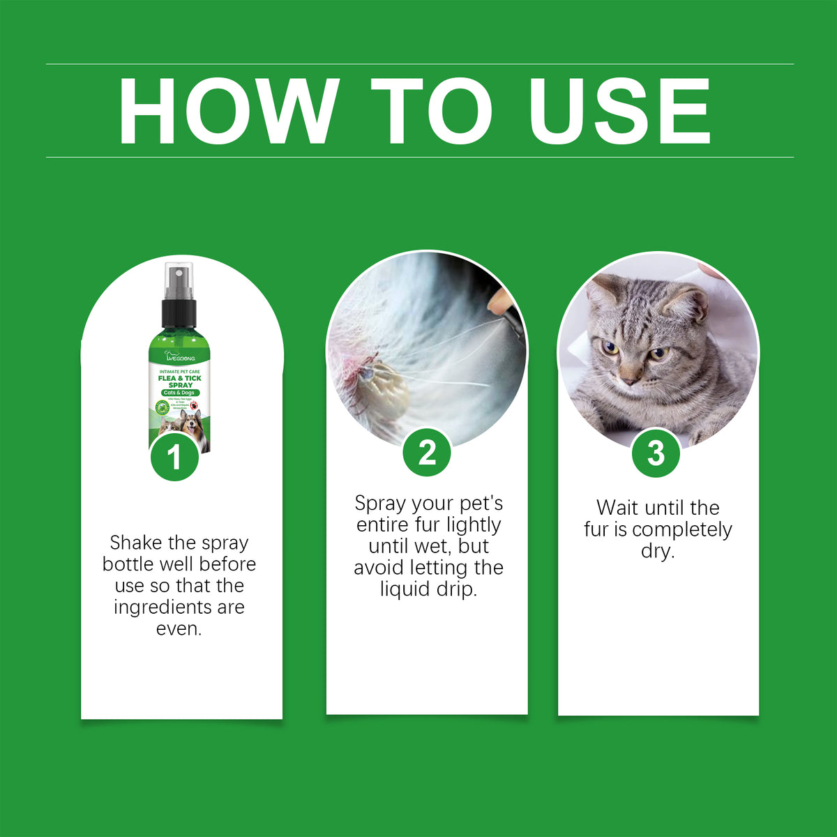 Spray naturel pour chiens et chats