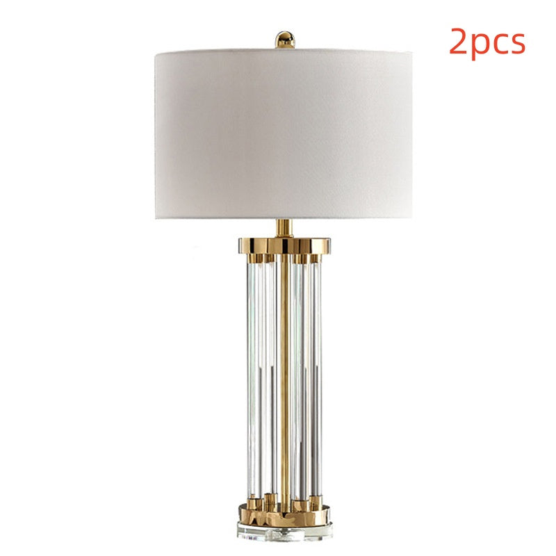 Postmoderne étude colonne de cristal de luxe salon