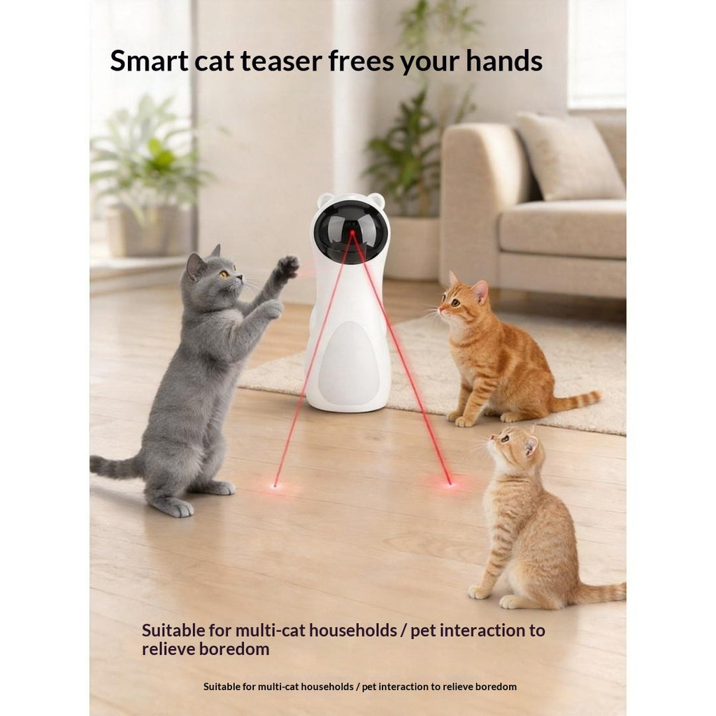 Jouet automatique de chat laser multi-angle pour chat.