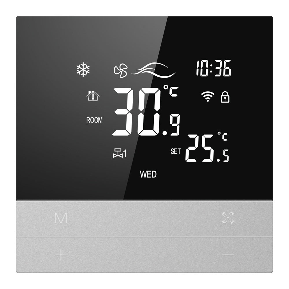 Thermostat central de climatisation panneau tactile écran LCD