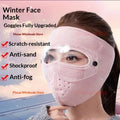 Masque de vélo d'hiver à l'épreuve de la poussière épaisse pour les femmes