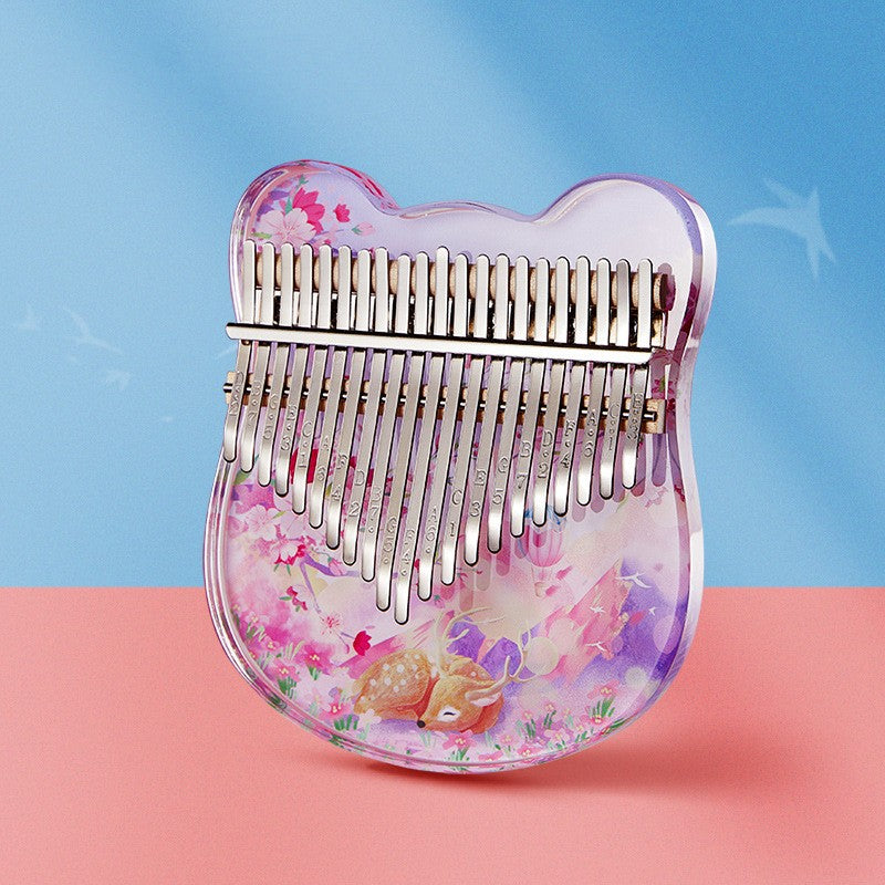 Pouce Harp Kalimba Kalimba Son acrylique cristal clair