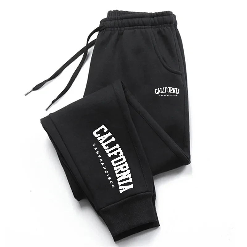 Pantalons bagués à la cheville casuale de sport chaud