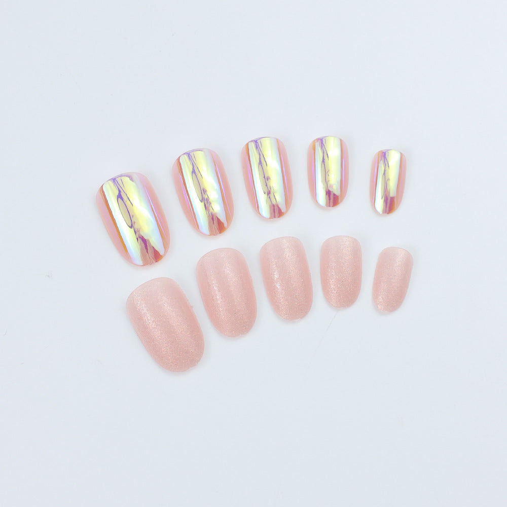 Conseils pour ongles en forme d'amande ovale courte 24 pièces