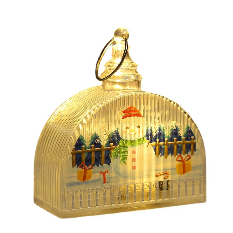 Décorations de Noël lumières LED lumières cristal lumières fenêtre ornements Arbre de Noël pendentifs C