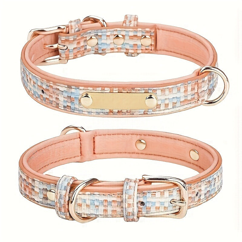 Adjustable Double D-Ring Pet Collar