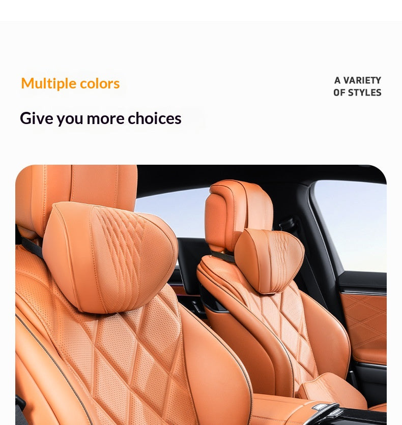 Summer Respirant Memory Foam Car Headset & Lombar Support