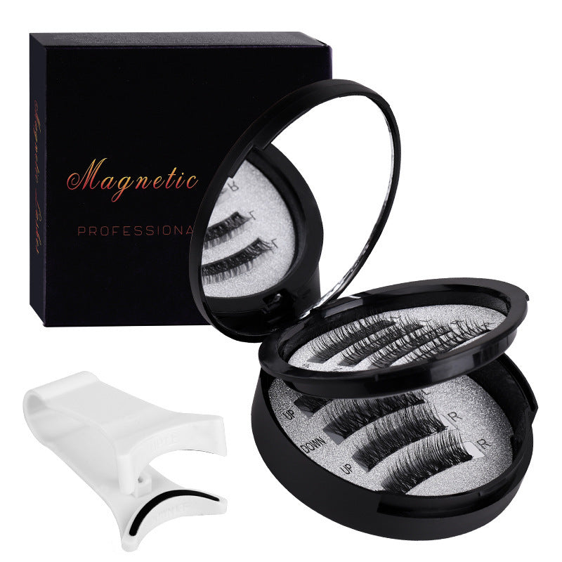Faux cils magnétiques à tige dure pour femmes