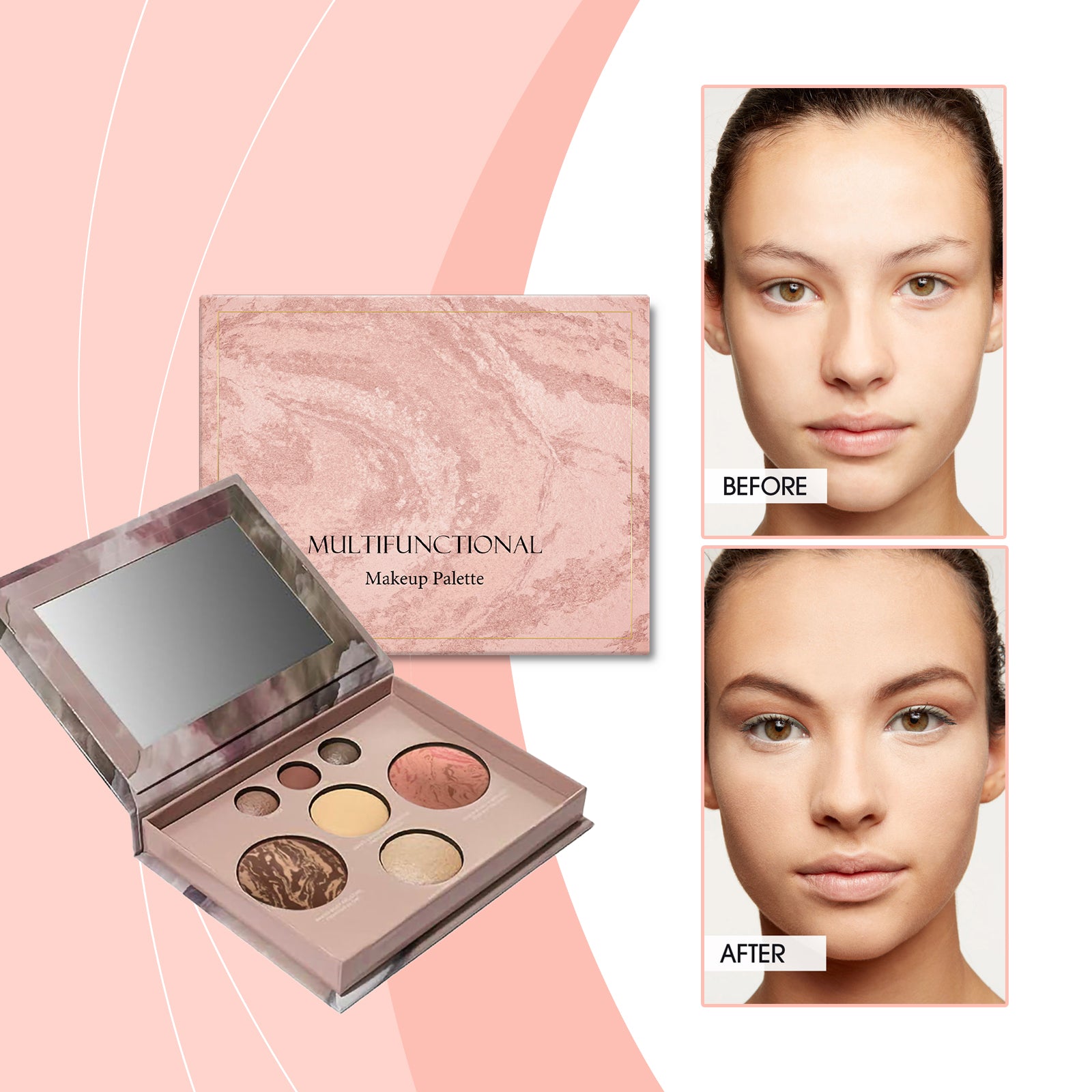 Palette de maquillage multifonctionnelle